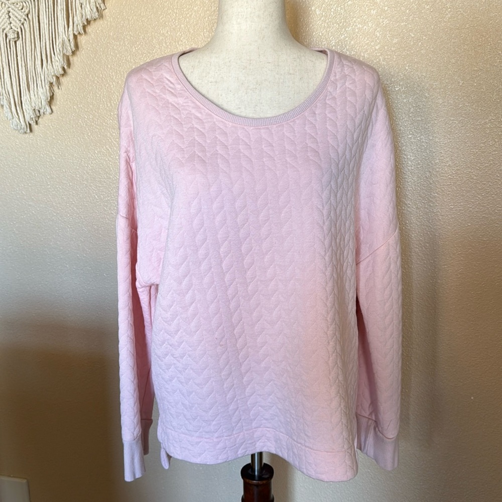 Women's Gap Body Sweatshirt Size M Light Pink